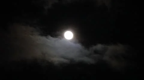 Moon light on the night sky Stockbeeldmateriaal 8846754