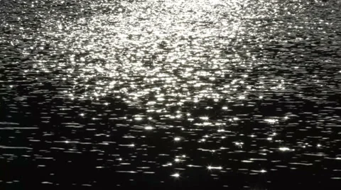 Moon Light Sparkling On The Sea Water In Stock Video Pond5
