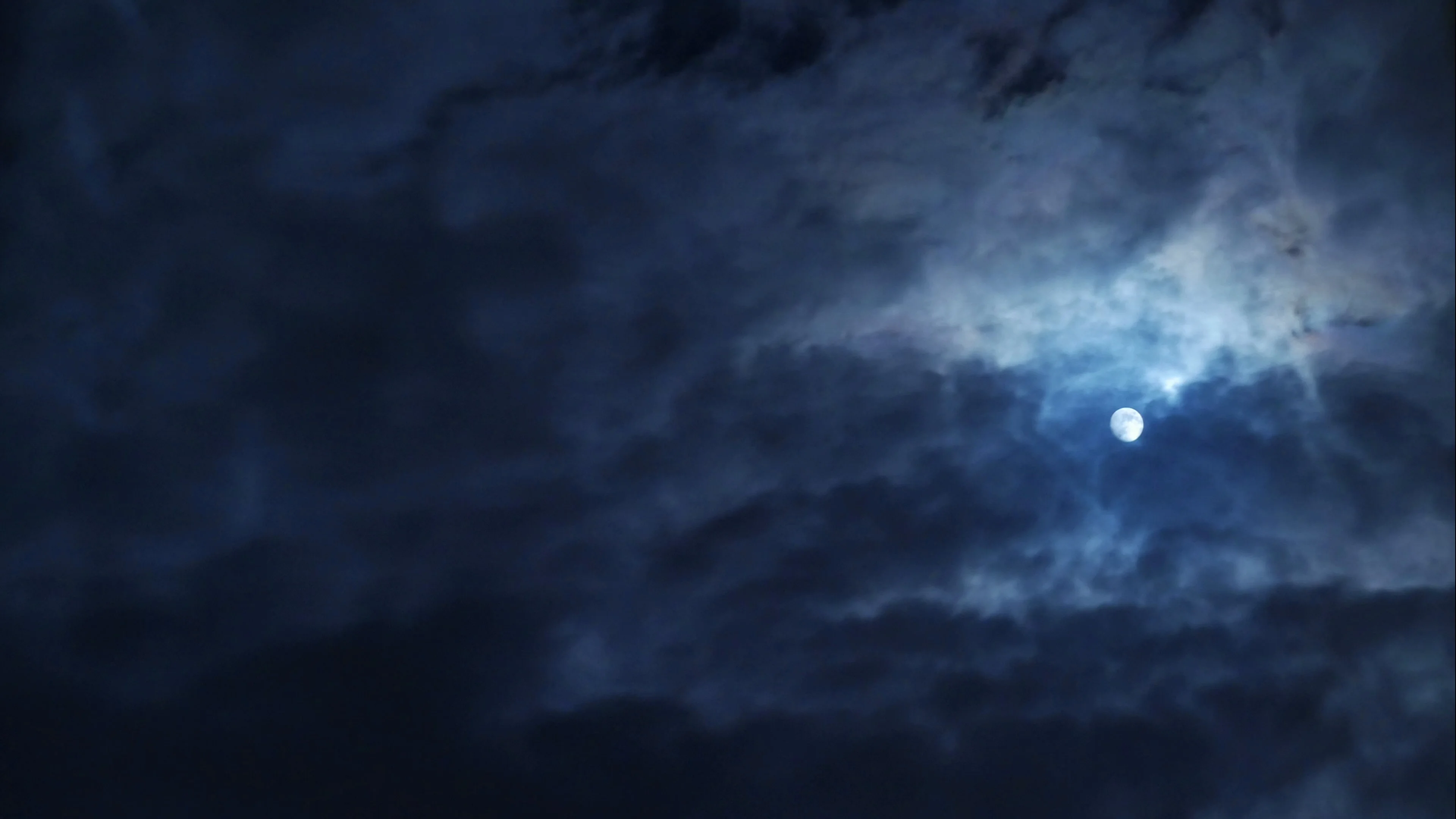 Moon light time-lapse horror night sky w... | Stock Video | Pond5
