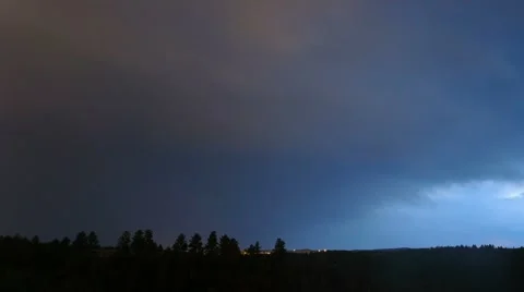 Moon Lightning Stock Footage 54741375