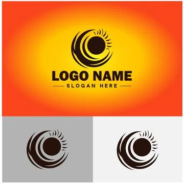 Moon logo icon vector for business brand app icon stars Moon Night bed logo.. Ilustração Stock