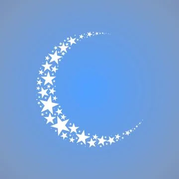 Moon logo イラスト素材