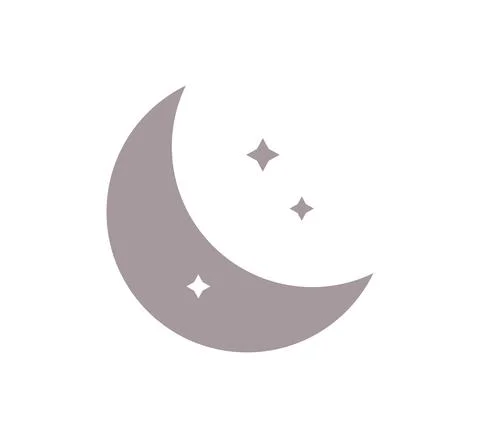Moon logo vector design template Ilustração Stock