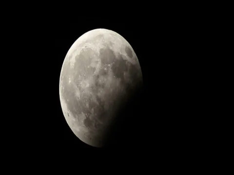 Moon, lunar eclipse Vídeo Stock 82587422