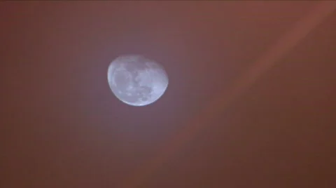 The Moon On Misty Night Stock-Footage 357141