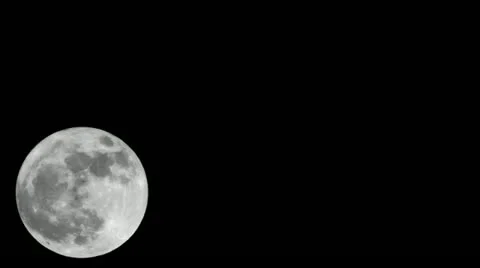 Moon motion Stock Footage 10896418