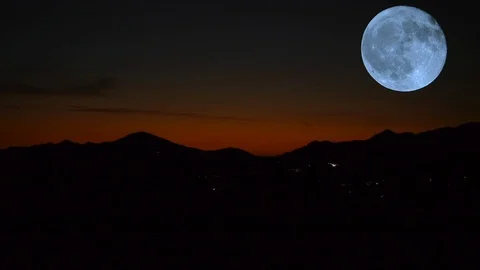 Moon Motion Video stock 97101345