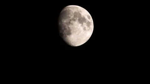 Moon Moving Night Stock Footage 78768019