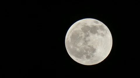 Moon at night and day Video stock 123752364