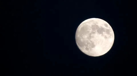 The moon at night 動画素材 11301000