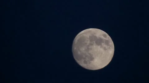 The moon at night 動画素材 11301002