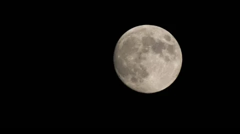 The moon at night 動画素材 11301215