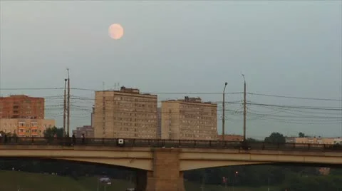 Moon night Stock-Footage 20627746