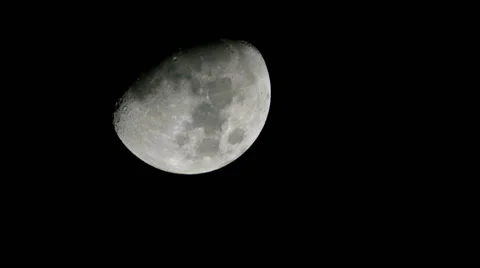 Moon at Night Stock Footage 54113668