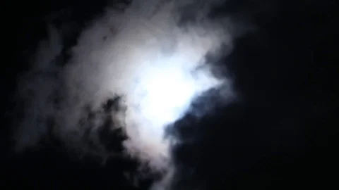 Moon in the night 動画素材 70672723