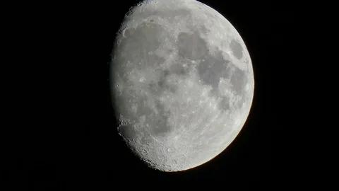  the moon at night Video stock 123752043