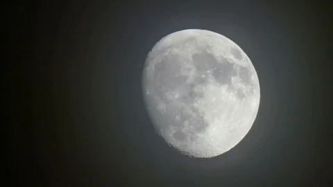 Moon at night Video stock 123752181