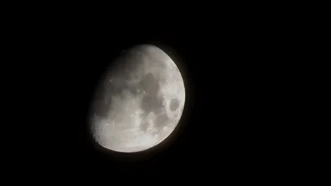 Moon at Night Stock Footage 132051110