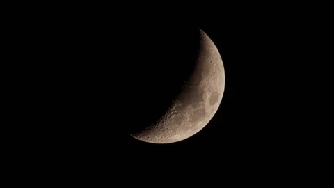 Moon in the night Stock Footage 135000070