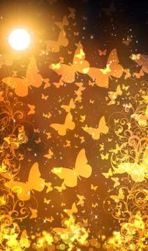 Moon Night Stock Illustration