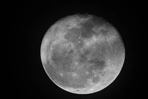 Moon at night Stock Photos