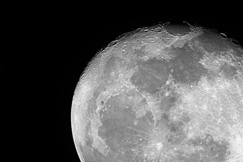 Moon at night Stock Photos
