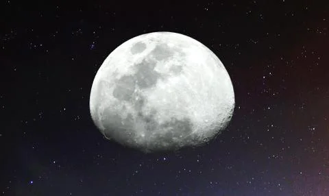 Moon at night Stock Photos