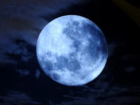 Moon at night Stock Photos
