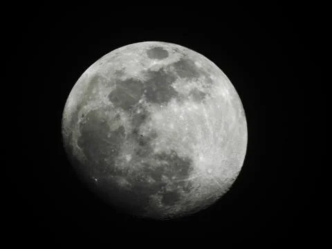 Moon at night Stock Photos