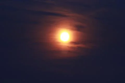 Moon at night Stock Photos