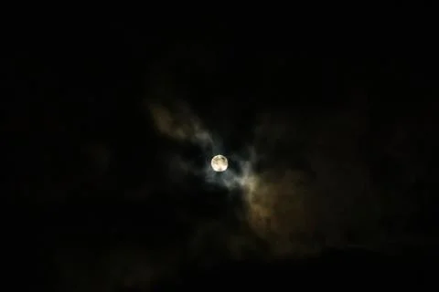 Moon at night Foto stock