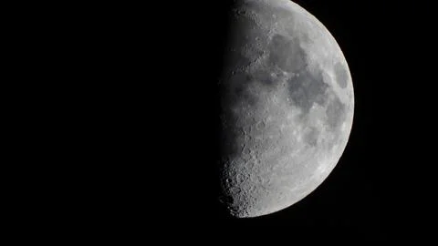 Moon by night Stock Photos