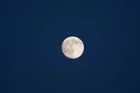 Moon in the night Stock Photos