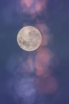 Moon in the night sky , Background Stock Photos