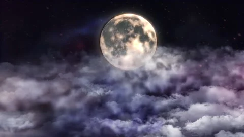 Moon In Night Sky 動画素材 140540339