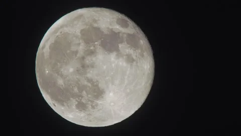 Moon in night sky. Stock Footage 153650287
