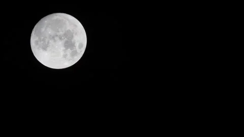 Moon in night sky J Continuous Sequence Pt2 of 15 Stock Footage 241500966