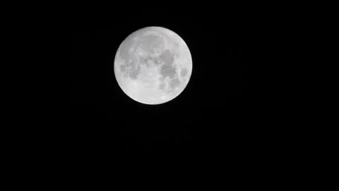 Moon in night sky J Continuous Sequence Pt6 of 15 Stock Footage 241506081