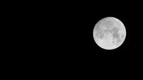 Moon in night sky J Continuous Sequence Pt12 of 15 Stock Footage 241513944