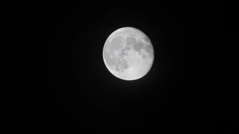 Moon in night sky O Continuous Sequence Pt7 of 18 Stock Footage 241551292