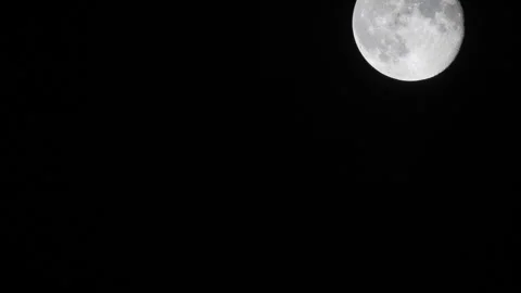 Moon in night sky O Continuous Sequence Pt13 of 18 Stock Footage 241561310