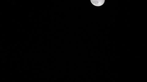 Moon in night sky P Continuous Sequence Pt25 of 27 Stock Footage 241609861