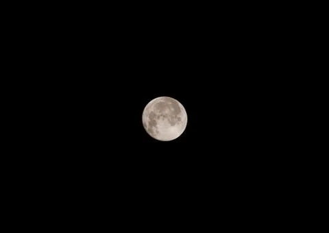 The moon in the night sky Stock Photos