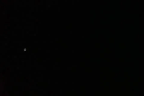 Moon in the night sky Fotos Stock