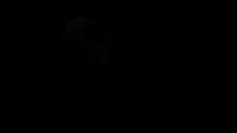 Moon in night sky Q Continuous Sequence Pt4 of 11 Stock Footage 241614349