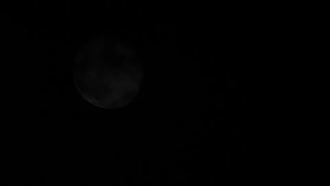Moon in night sky Q Continuous Sequence Pt3 of 11 Video stock 241764104