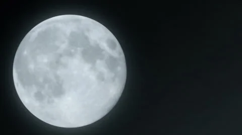 Moon in Night Sky Timelapse Stock Footage 25912899