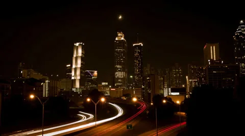 Moon Night Timelapse Vídeos de archivo 25840356