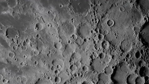 MOON-from North to South Stock Footage 166283683