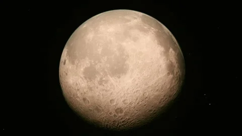 Moon in Outer Space 3 Video stock 246675855